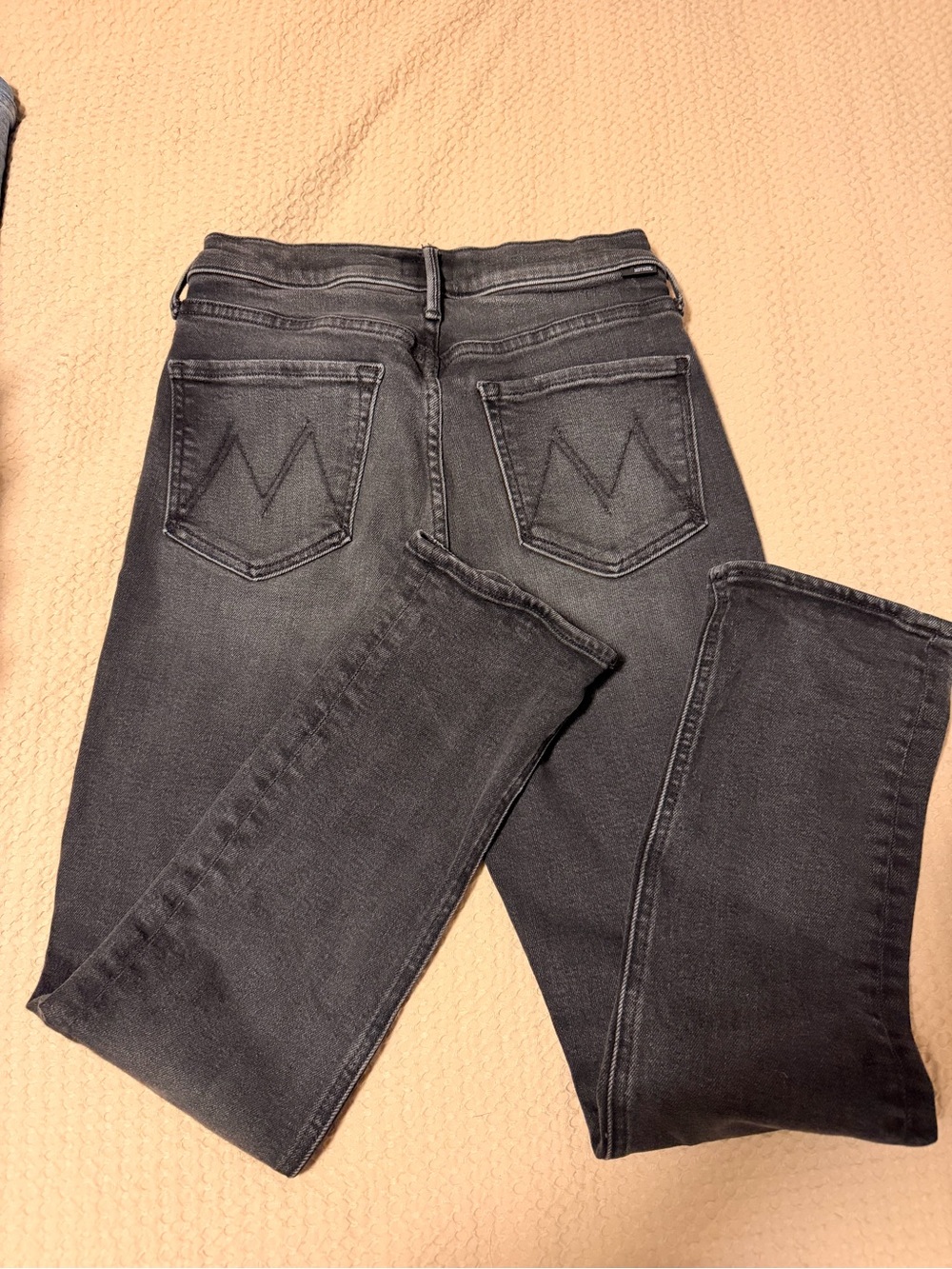 MOTHER The Mid Rise Dazzler Flood Jeans Not Today Satan Size 29